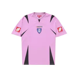 Supreme Men's Crest Soccer Jersey Pink, from StockX