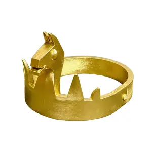 Wearable Victory Royale Crown Fortnite 3D Print Full Scale Cosplay Fan Art Golden Llama Costume Halloween Lightweight ABS Plastic Adjustable Fit Accessory