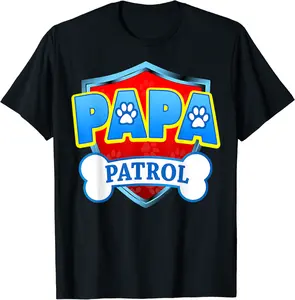 Funny PAPA Patrol - Dog Mom, Dad For Men Women T-Shirt - Matthewmatt Shop 78B09VFJ9YGK