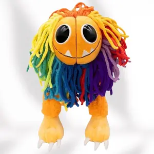 Yarnaby Plush Rainbow Lion Nightmare Critters Poppy Playtime 4 Stuffed Animal Soft Toy for Kids Fans Gift Collectible 10in