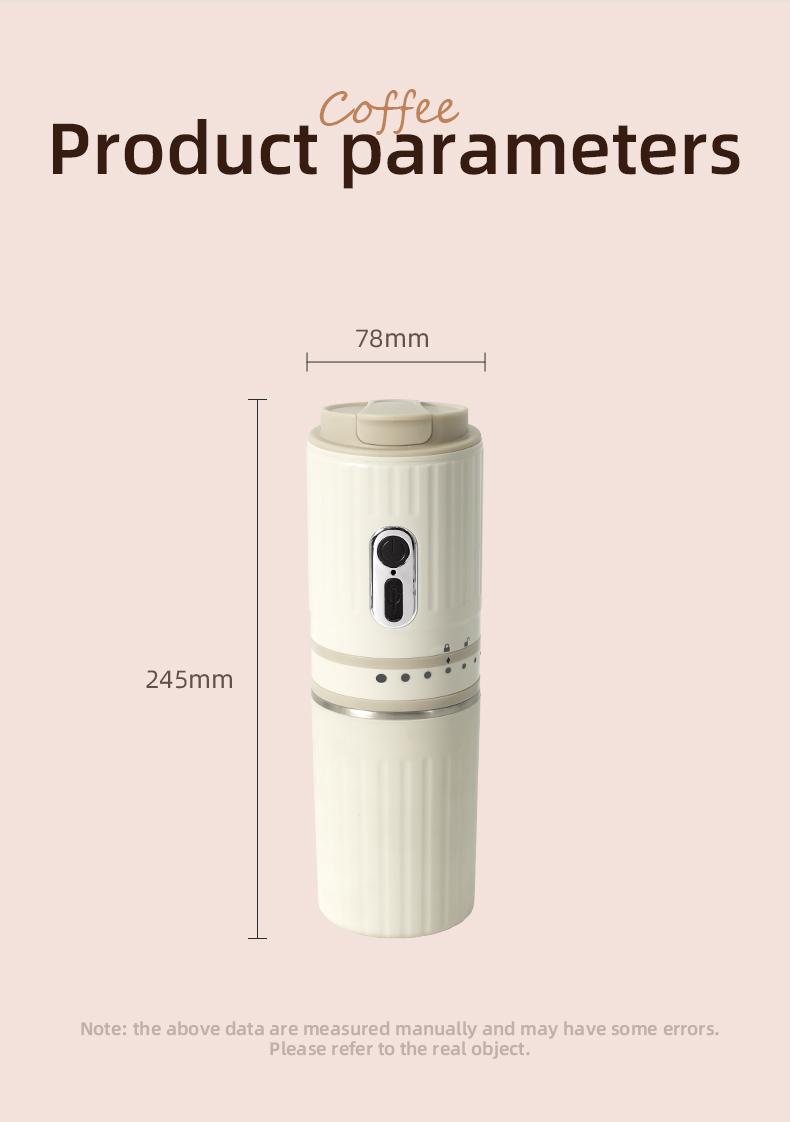 Portable Coffee Machine - Household Kitchen Appliance for Coffee and Tea Brewing