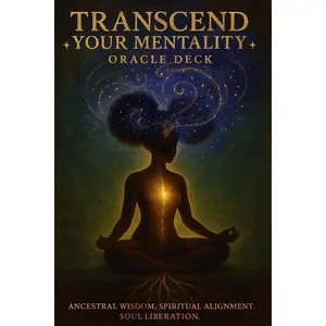 Modern Hippies Atlanta Transcend Your Mentality Oracle Cards - 52-Card Deck for Spiritual Transformation & Ancestral Wisdom Available Now