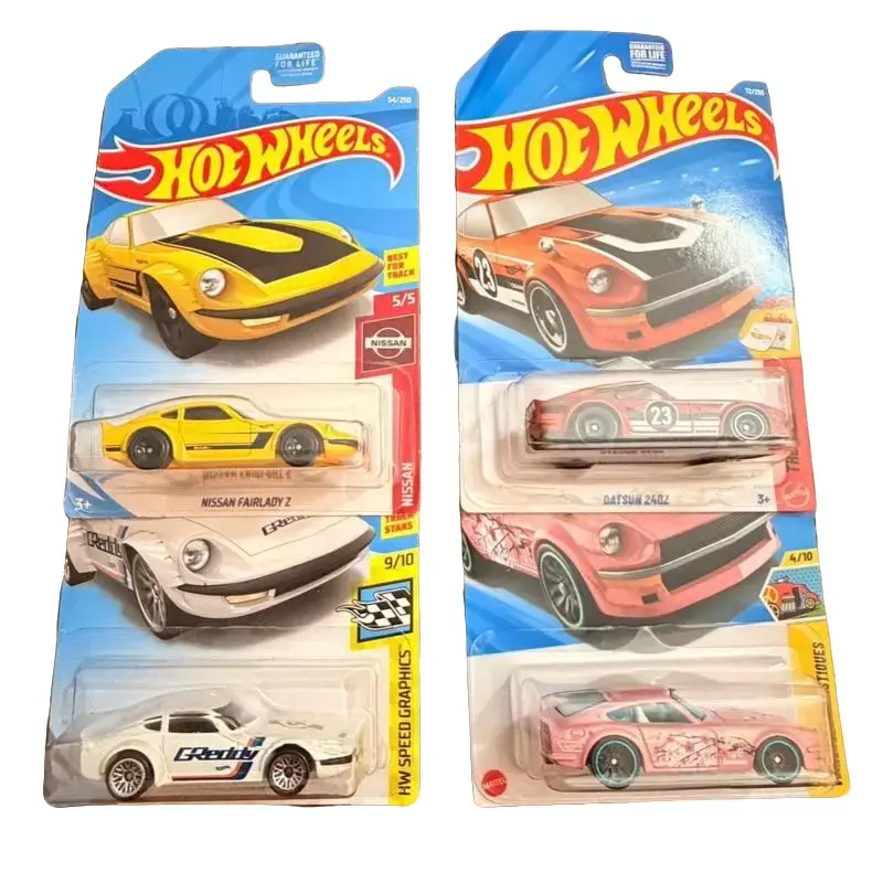 Hot Wheels Classic Cars 2-Pack Diecast Model Toys - Nissan FairPlay, Datsun 240z Collectibles, Two Packs