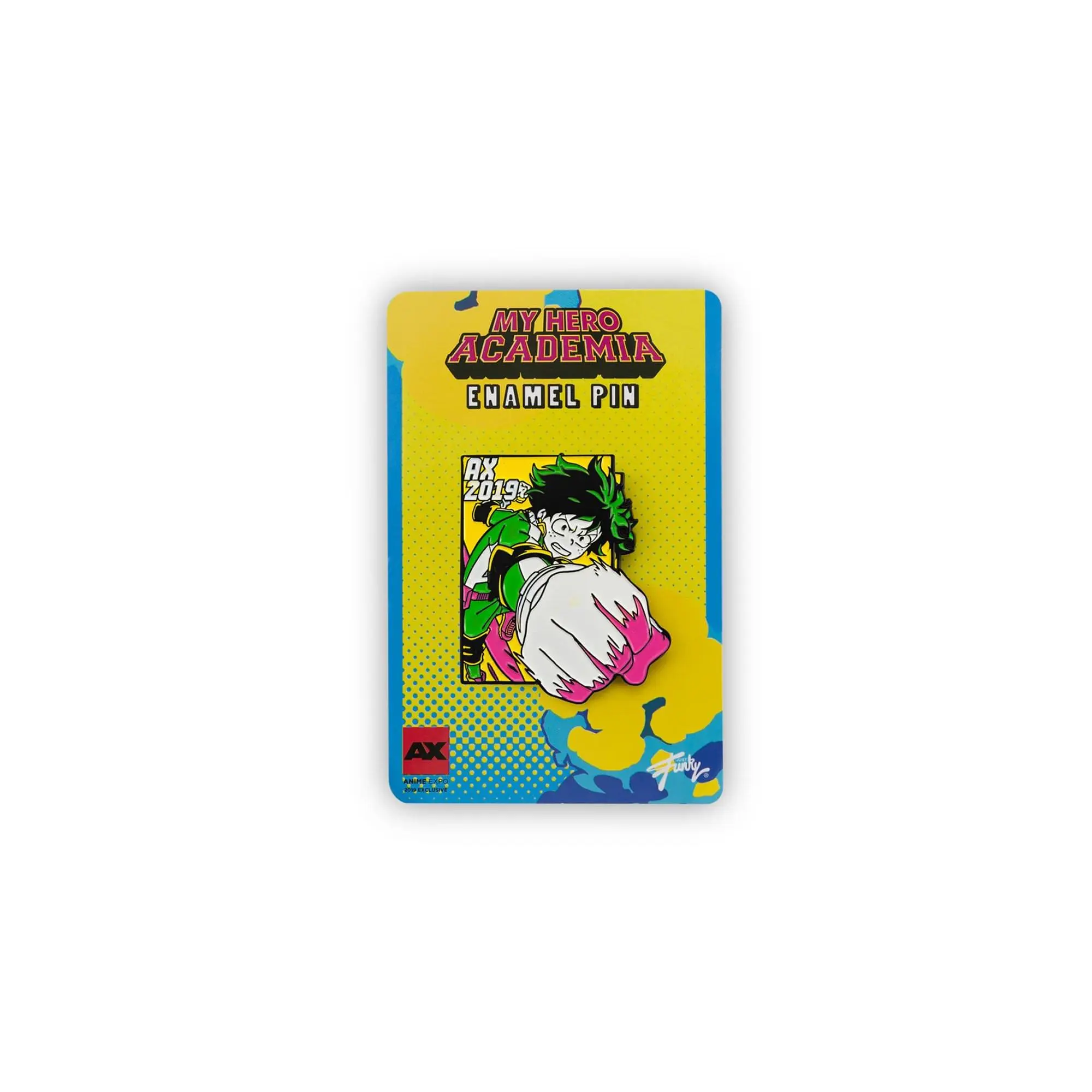 My Hero Academia Izuku Midoriya Pin | Exclusive Collectible | Measures 2 Inches, Enamel Lapel Pins, Metal Enamel