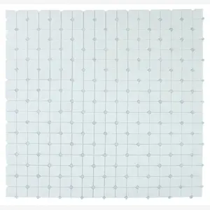 Dynasty Crystal Ocean 11.75x 11.75 Marble Mosaic Tile Sample
