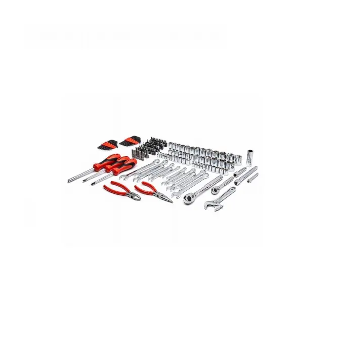 212 MAIN Apex Tool Group Master Mechanic 38-Piece Compact Stubby Tool Set - 1.8 lbs, 8.90 in, 1/4 in, 6.35x25 mm, Ratchet Handle, Universal Joint Bits for Cycling & Outdoor Leisure Equipment Maintenance