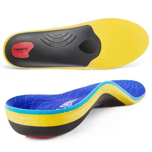 VALSOLE Heavy Duty Support Pain Relief Orthotics - 220+ lbs Plantar Fasciitis High Arch Support Insoles for Men Women, Flat Feet Orthotic Insert, Work Boot Shoe Insole, Absorb Shock with Every Step
