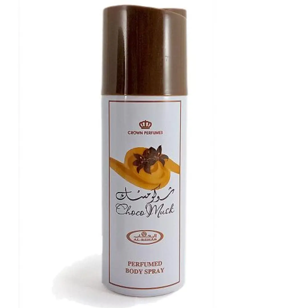 Choco Musk Body Spray Deodorant by Al-Rehab, 200ml Choco Musk Body Spray Deodorant by Al-Rehab, 200ml