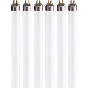 F8T5 Flourescent Light Bulbs - 12 inches Under Cabinet Bulb - Cool White 4100k 8 Watt Tube Bulb - Pack of 6