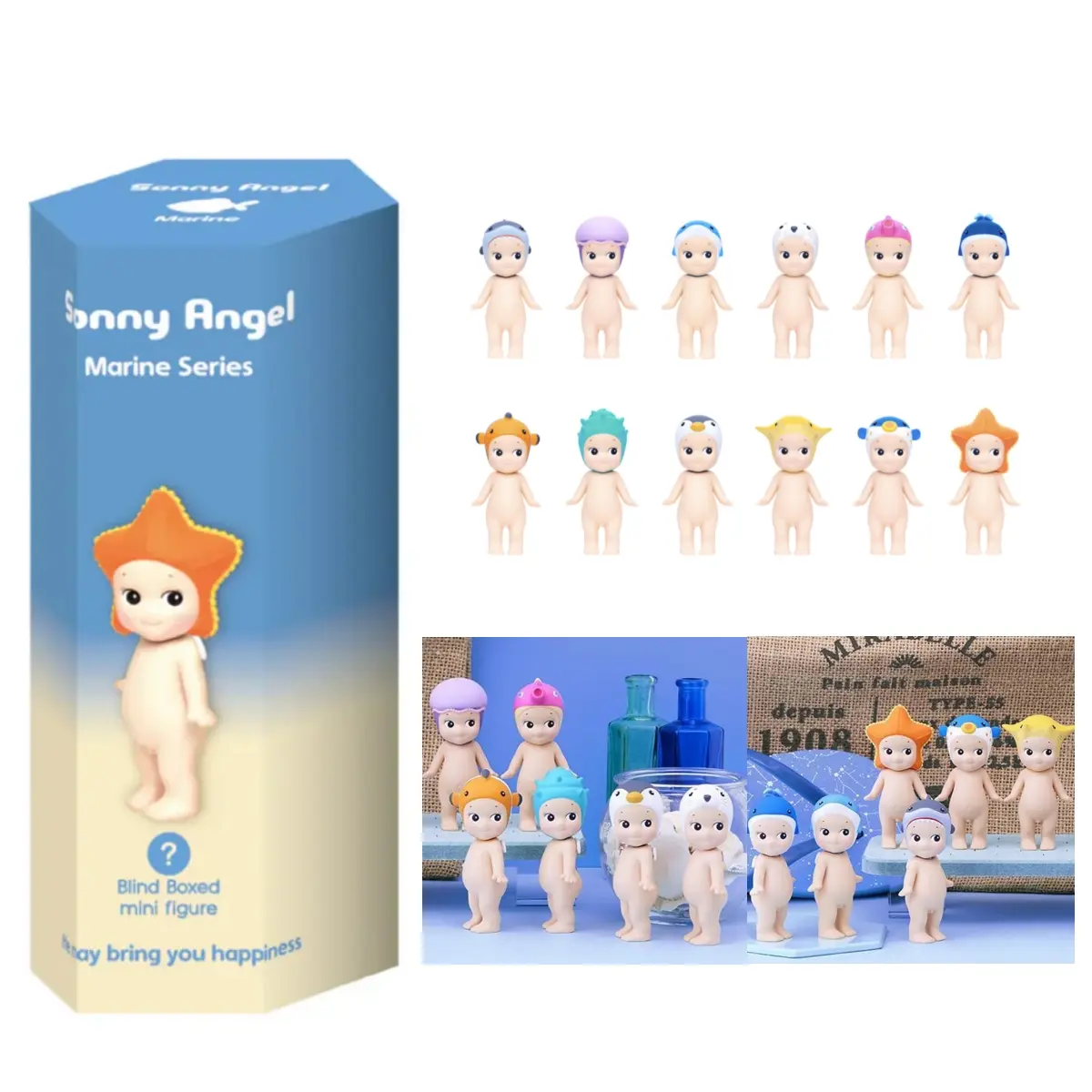 Sonny Angel Marine Series Sealed Blind Box Cute Mini Doll Girls Birthday Gift Sonny Angel Marine Series Sealed Blind Box Cute Mini Doll Girls Birthday Gift