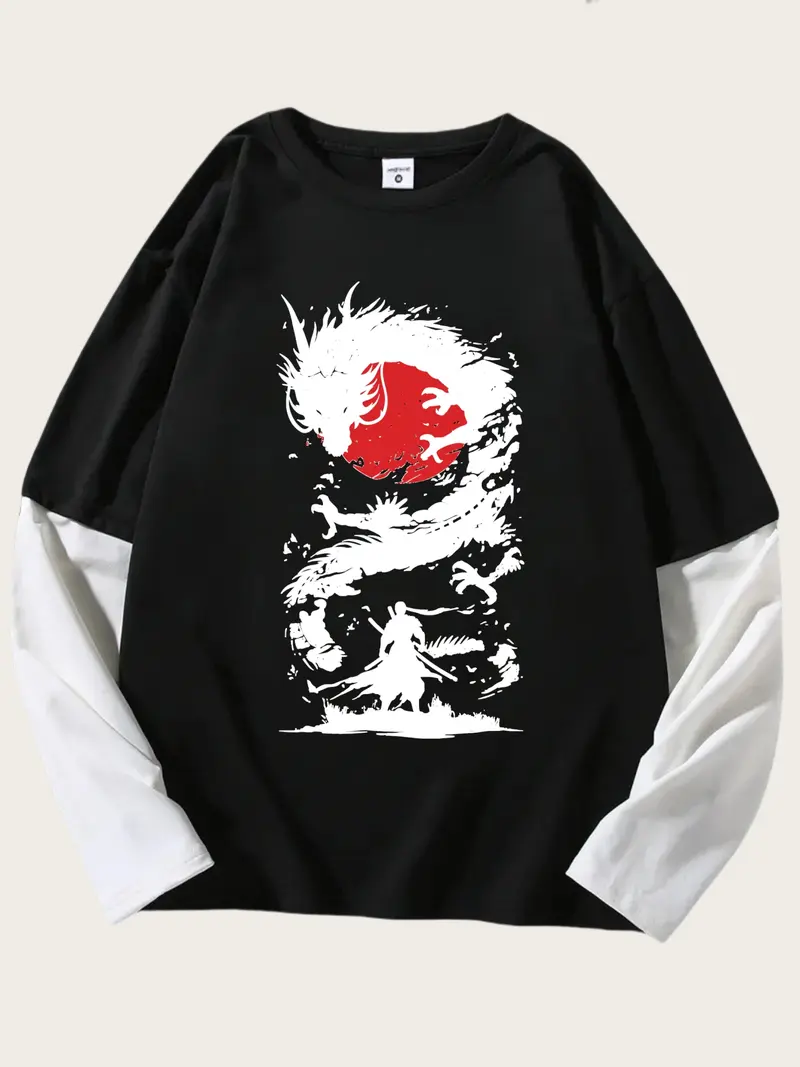 G-Dragon ロングＴシャツ 公式商品　BLACK & WHITE 未使用 g dragon tshirt - TikTok Shop