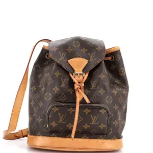 Pre-owned Louis Vuitton Material Backpacks by Rebag