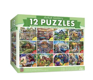 Artist Gallery Collection 12-Pack Jigsaw Puzzle Bundle