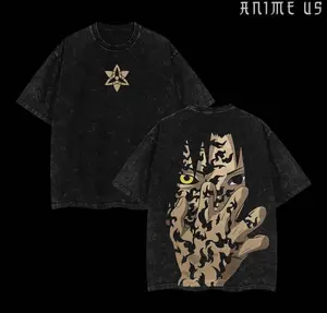 Retro Heavy Limited CURSE MARK SASUKE - Naruto Anime Double Printed Vintage Washed Tee , Gift For Anime Fan, Anime Lover , Sasuke Fan , Naruto Merch 32K