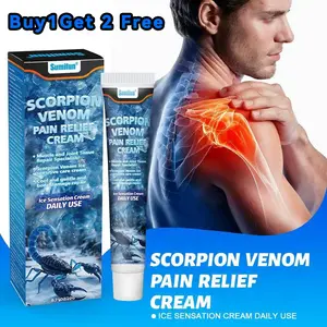 Scorpion Venom Cooling Care Cream for neck, shoulder, back, waist, and knee acute injuries; cold compress pain relief cream that quickly alleviates joint discomfort; cool and gentle formula for everyday use; repair cream.