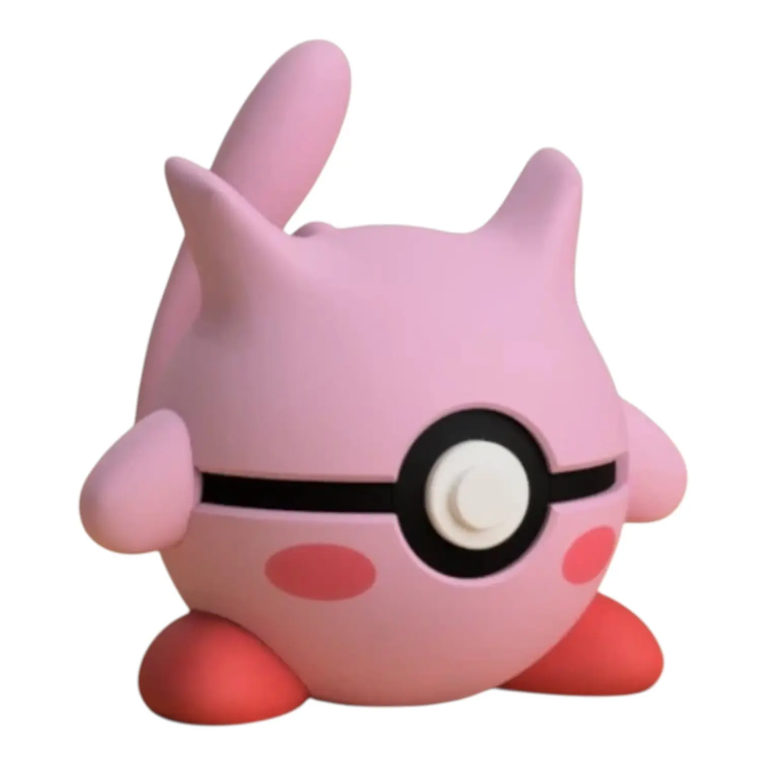 Kirby Mewtwo Poke Ball - Inspired 3D Printed Collectible