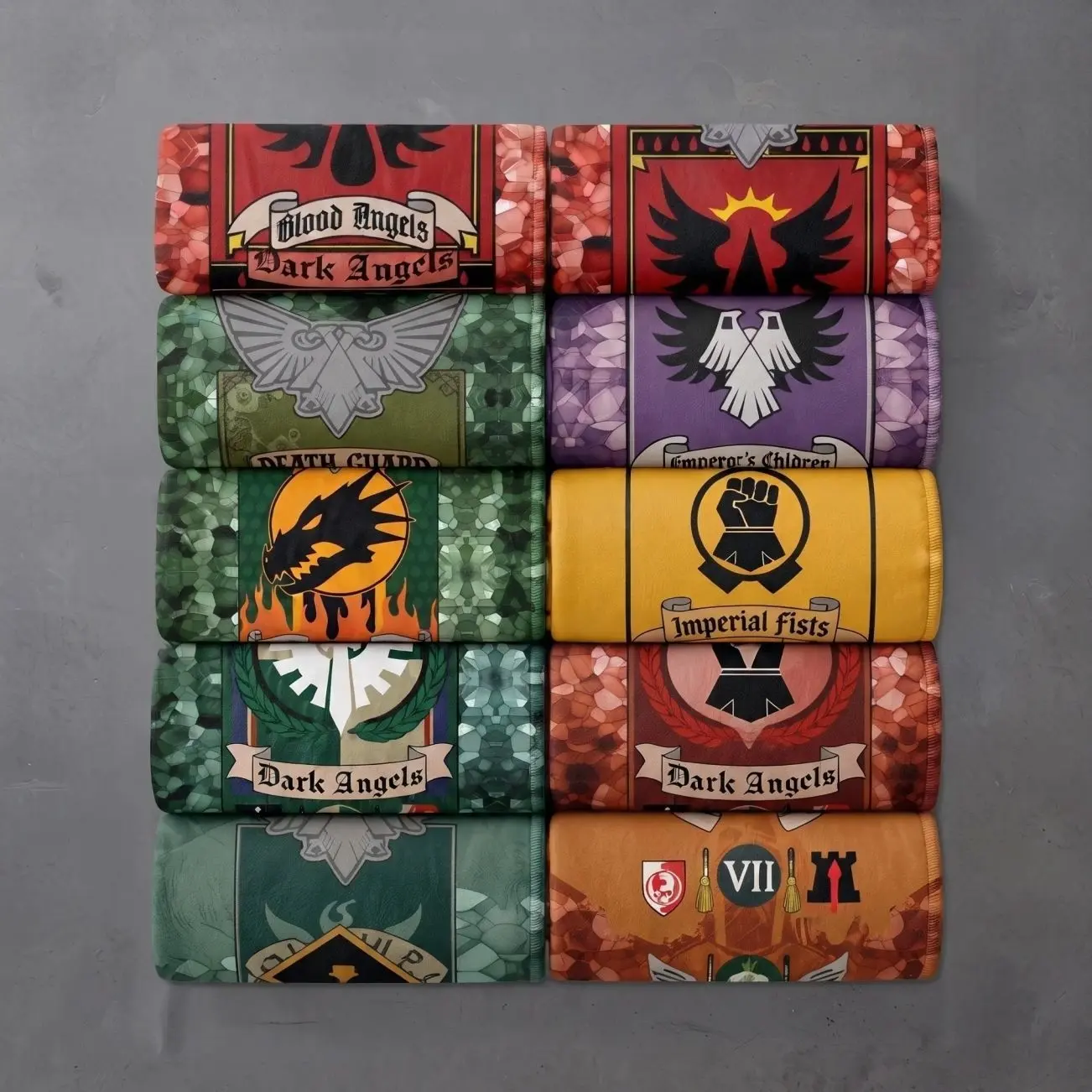 Warhammer 40K Loyalist Space Marine Chapter Flannel Blanket, Soft Warm Throw Blanket for Sofa, Gift for fan