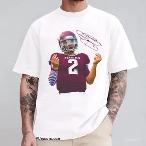 Money' Manziel Football T-Shirt, Vintage 90s Graphic Style Johnny Manziel Sweatshirt, Football Shirt, Gift For Fans, Graphic Tee for Men and Women, Crewneck Menswear Womenswear
