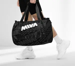 MIVA Recovery Single Zipper Black Gym Bag