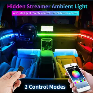 RAZEN Car Interior Ambient Light - Bluetooth APP Control, Waterproof,#Summervibes  Easy Installation, DIY Customizable Design for Automotive Decorative Lighting Assemblies & Underbody Light Stripes Kits
