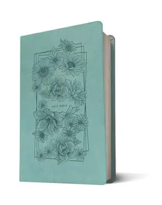 NLT Premium Value Thinline Bible, Filament Enabled (LeatherLike, Bouquet Teal) Imitation Leather – November 9, 2021