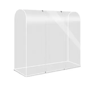 Clothing Dust Cover Floor Standing Clothes Rack Dust Cover, Full Transparent Clothing Storage Bag, Overcoat Dust Cover