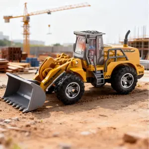 Remote Control Engineering Vehicle Toy, Realistic RC Bulldozer，Kids New Year Gift, Requires 5 AA Batteries, Perfect for Children