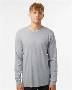 Men's Tultex 202LS Fine Jersey Long-Sleeve T-Shirt