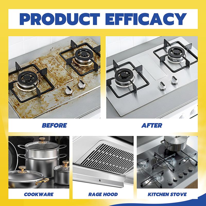 Gihen Multi-Purpose Cleaner- Effective Multi-Purpose Cleaner with Spray Nozzle Spray & Towel for Kitchen, Household, Oven, Stove, Range Hood, Sink