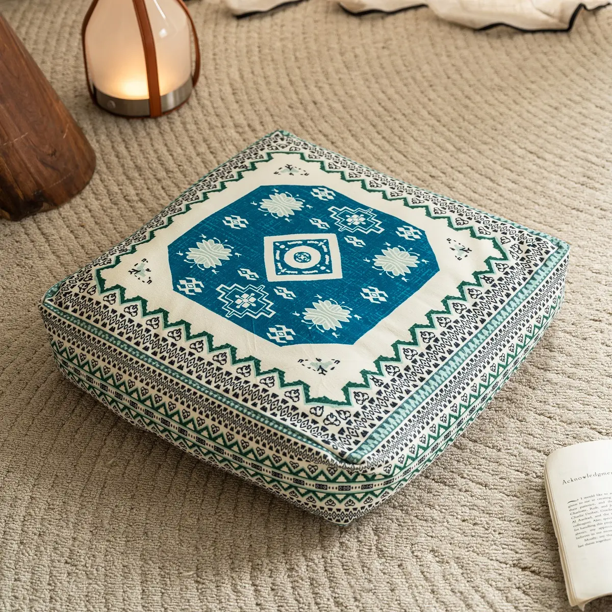 Bohemian Chair Cushion Pad, Thick Soft Comfortable, Multi-Functional Decorative Furniture, Durable for Living Room Bedroom Dining Office