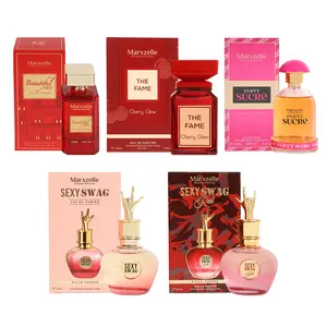 Marxzelle Women's Creator Package 6 - Beautiful Red(MZ5640), The Fame Cherry Glow(MZ1077), Sexy Swag(MZ2600), Sexy Swag Red(MZ2617), Party Sucre(MZ0957) Perfume for Women