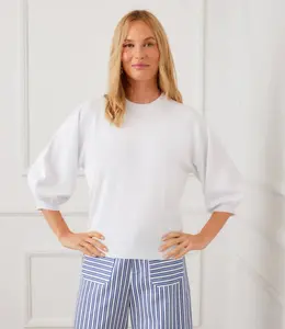 3/4 Puff Raglan SweaterS26