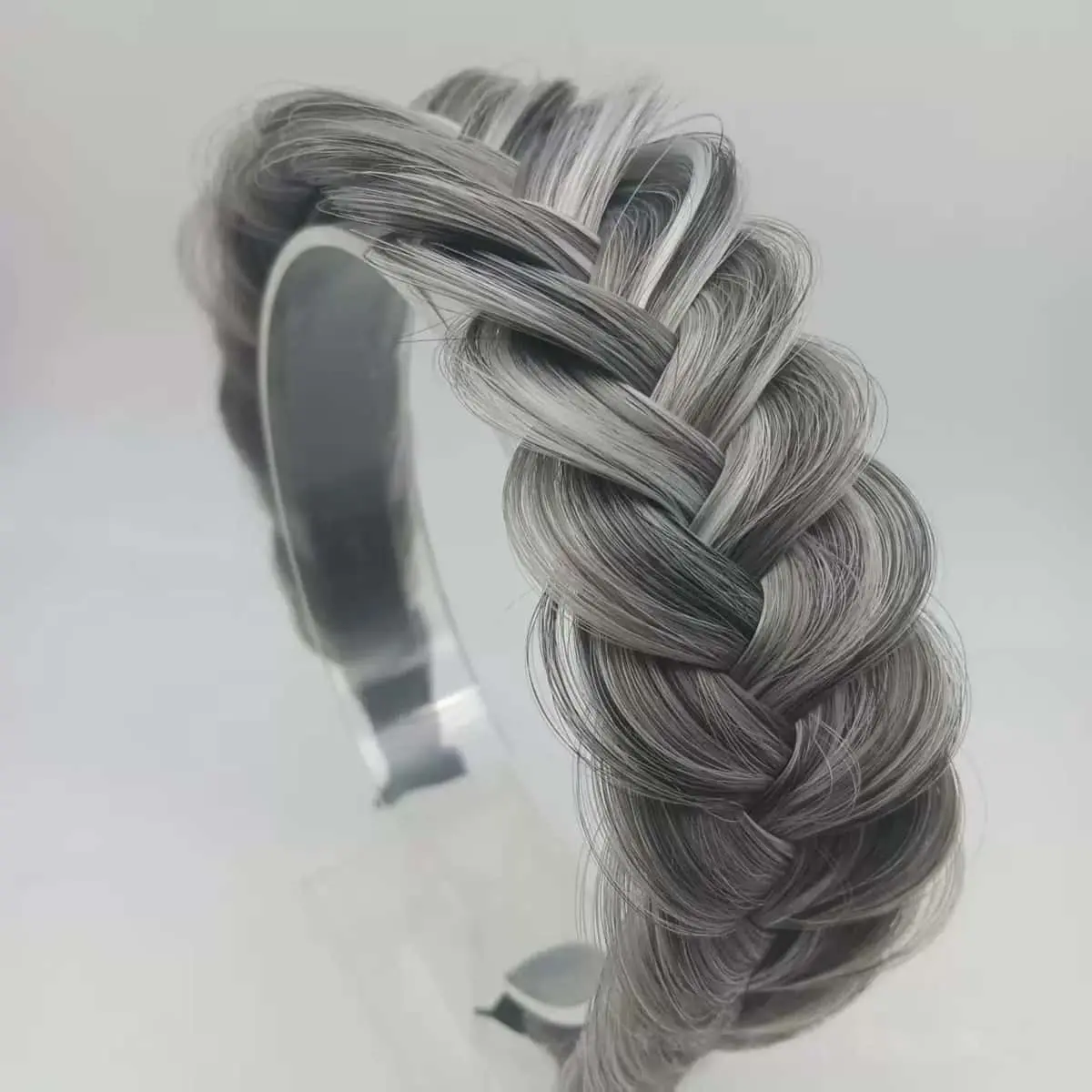 (Buy four pieces for a free one).Wide, slightly messy braided headband in sand gold, highly elastic textured weave, suitable for girls and women; fashionable hair clip (Buy four pieces for a free one).Wide, slightly messy braided headband in sand gold, highly elastic textured weave, suitable for girls and women; fashionable hair clip