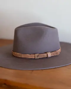 LIZARD LEATHER HAT BAND