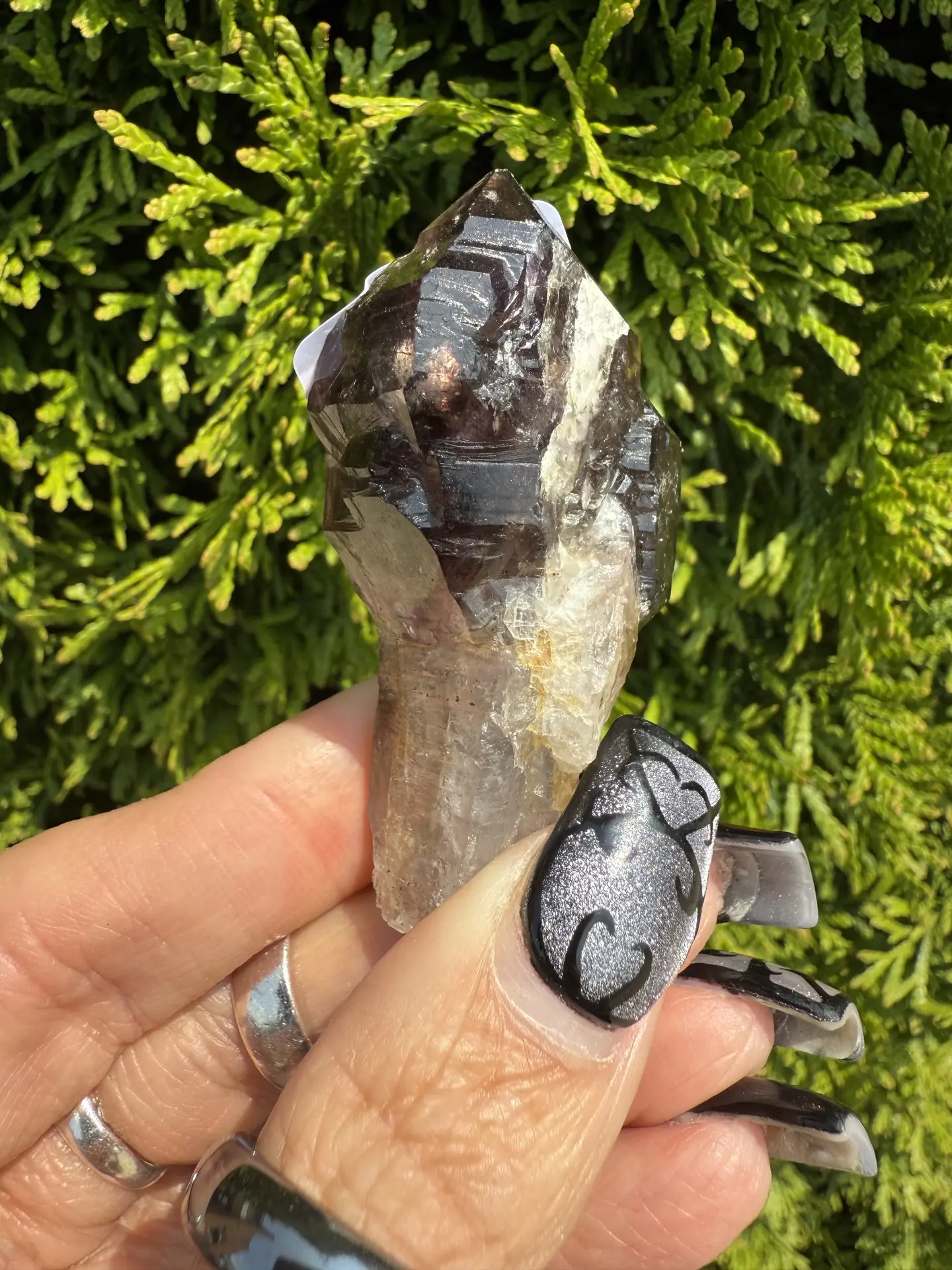 Phantom Amethyst Raw Point Large