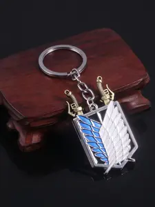 1Pcs Anime Attack on Titan Necklace Shingeki No Kyojin Wings of Freedom Survey Sword Punk Necklace for Women Men Cospaly Jewelry, Aesthetic Jewelry Gift, Modern Fashion Accessories