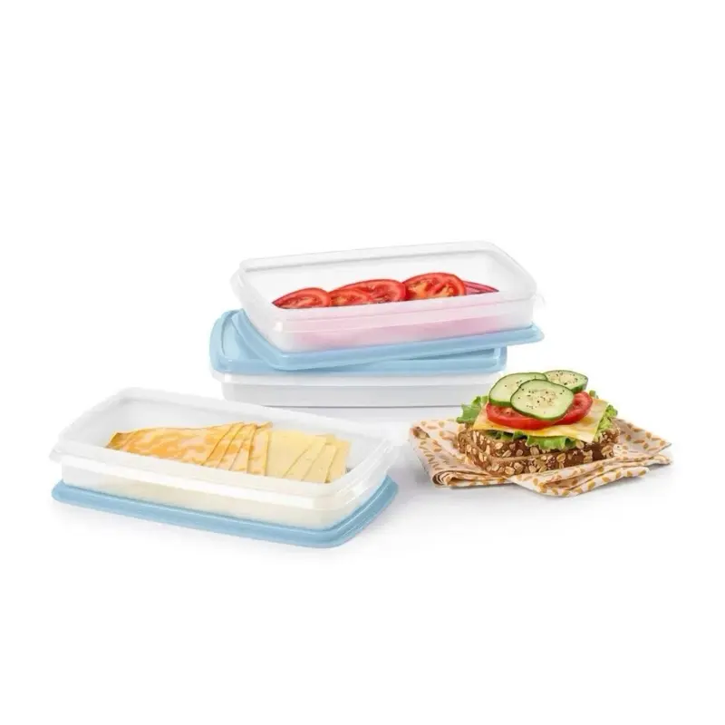 Snack store slim container set of 3
