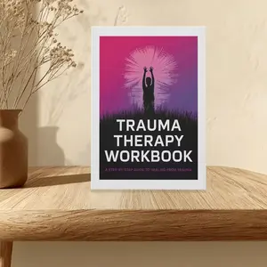 Trauma Therapy Workbook for Adults, Step by Step Healing Guide with Trauma Timeline and Self Compassion Exercises, Self Help Journal for PTSD Recovery and Emotional Wellness