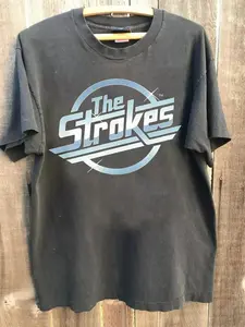Vintage 90s The Strokes Logo Rock Shirt, Music Band Unisex Shirt Reprint S-5XL