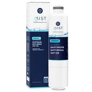 Mist HAF-CIN/EXP Refrigerator Water Filter Replacement for Samsung DA29-00020B, DA29-00020A, Kenmore 46-9101 – NSF 42 & 372 Certified