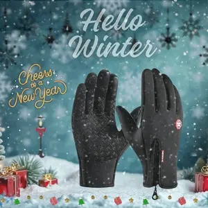 Winter Gloves with Non-Slip Grip, Touch Screen , Heated Insulation, Perfect for Men and Women, Outdoor Running, Cycling and Hiking Activity
