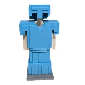 Minecraft Armor Stand - 3D Printed Display Piece for Your Collection - Compact Size Fits Shelves or Desktops - Perfect Gift for Minecraft Enthusiasts