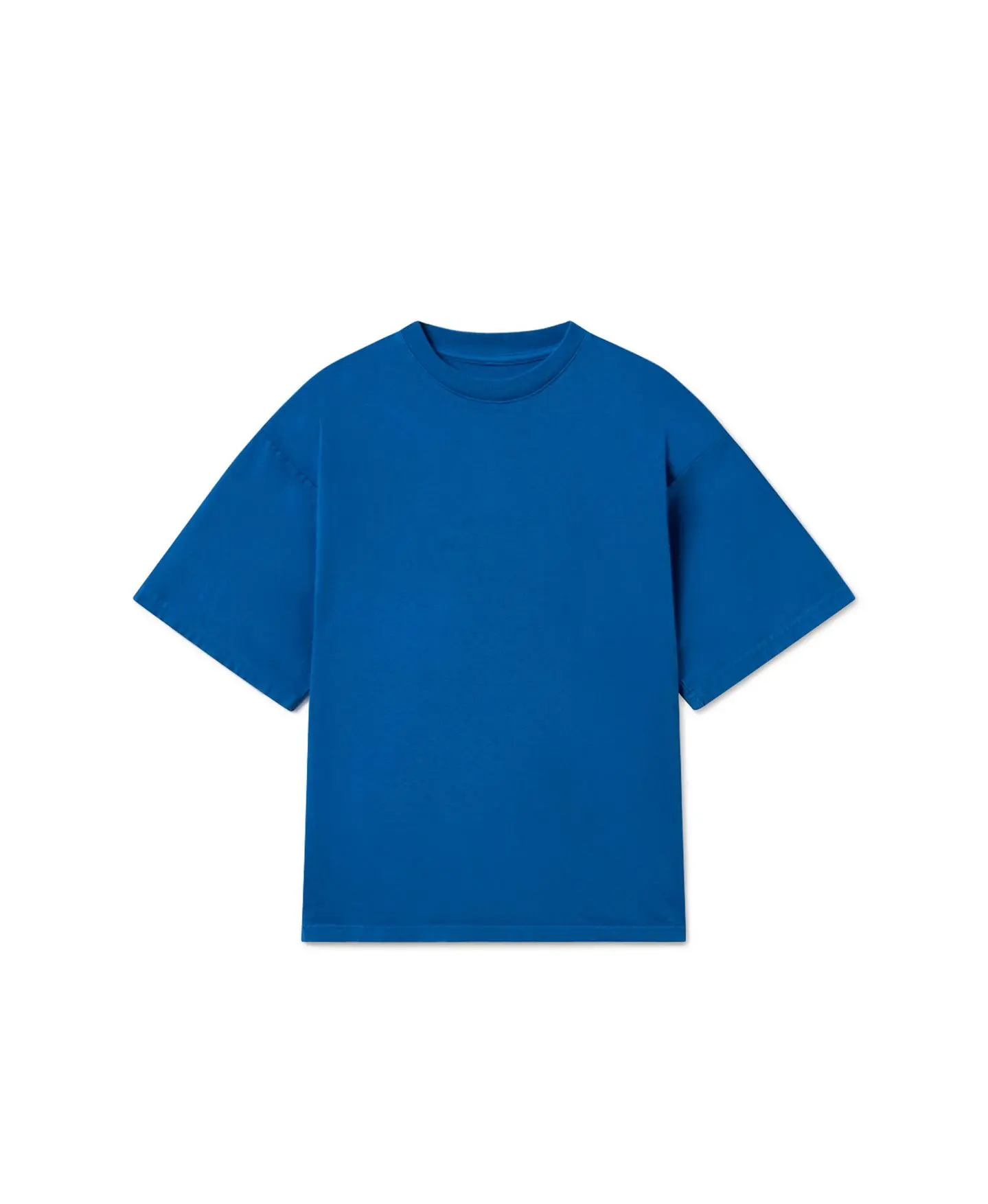 Blank Blue T Shirt for Custom Printing Unisex Cotton Tee