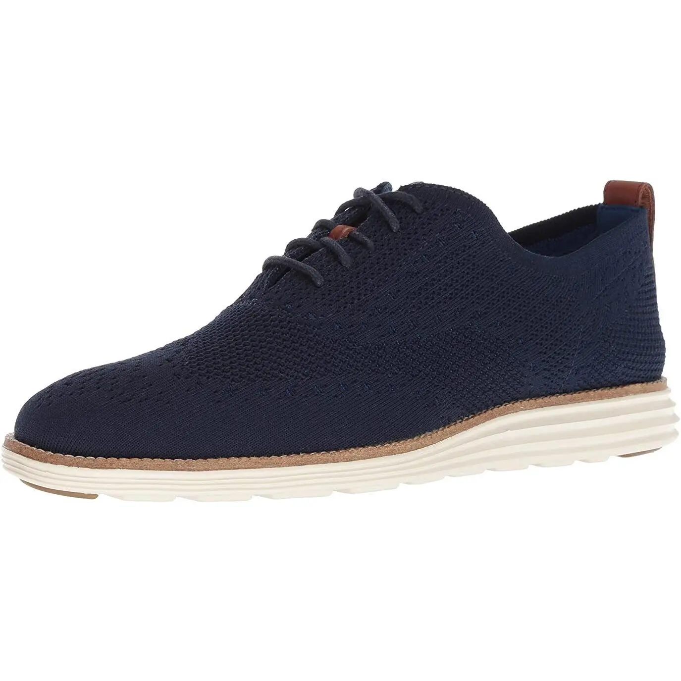 Cole Haan Men's Original Grand Knit Wingtip II Sneaker, Closed-Toe Sports Footwear - Rubber-Sole Walking Shoe