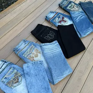 REVOLUTION STRAIGHT BOOT FIT JEANS EMBROIDERY REVOLUTION STRAIGHT BOOT FIT JEANS EMBROIDERY