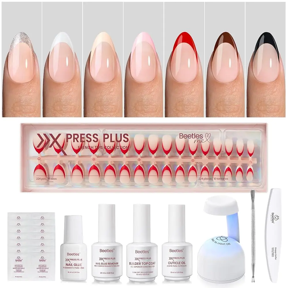 Short Almond【Nude All Season】16Sizes 224Pcs Kit