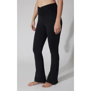 Lux Madison Crossover Waist 7/8 Flared Leg