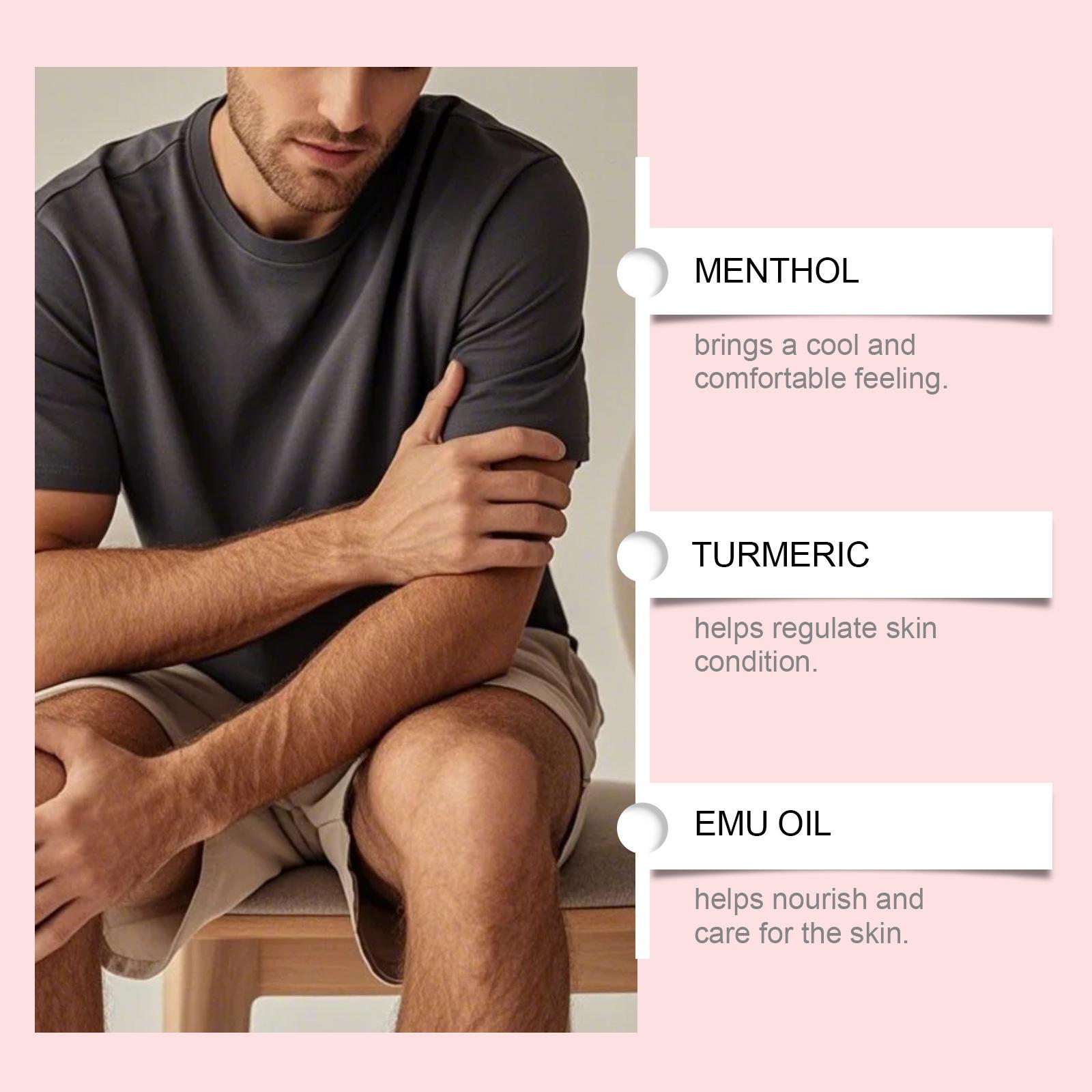 Joint Soothing Massage Gel Cream, A Fast Acting and Soothing Massage Cream Suitable For Muscles In The Knees, Lower Back, Neck, Hands, and Feet