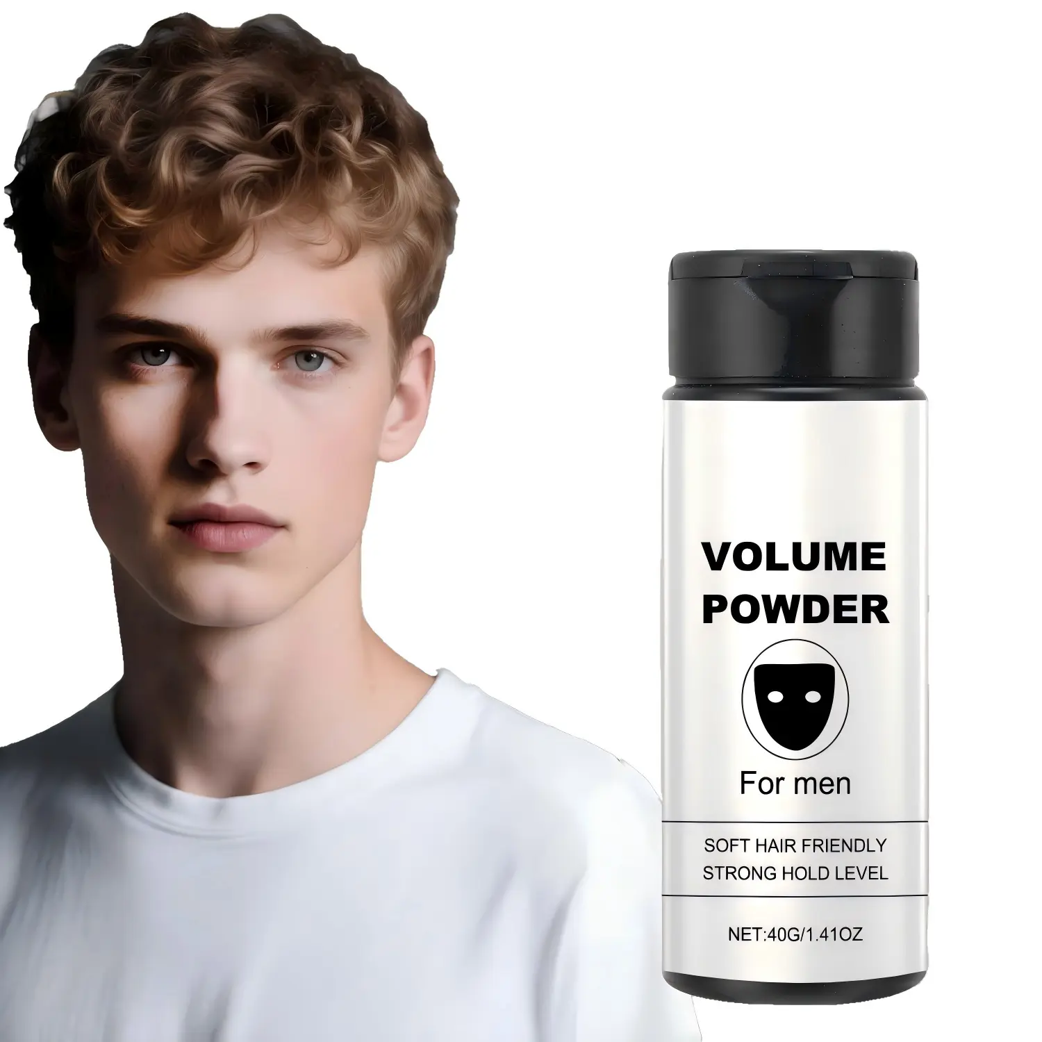 Hair Texture Styling Powder for Men & Women, Hair Texturizing & Volumizing Powder Add Instant Volume, Long-Lasting Hold, Non-Greasy Matte Finish for All Hair Types - 40g