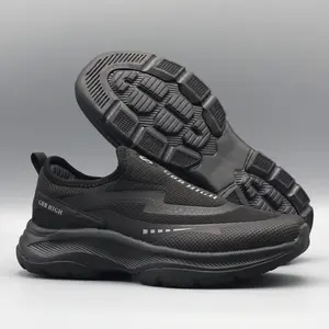 Men's All-Terrain Hiking Sneakers & Trail Running Shoes - Breathable Low-Top Outdoor Footwear with Non-Slip Sole, Cushioned Insole & Elastic Closure Suitable for Hiking, Camping, Urban Commute, All- Wearaa